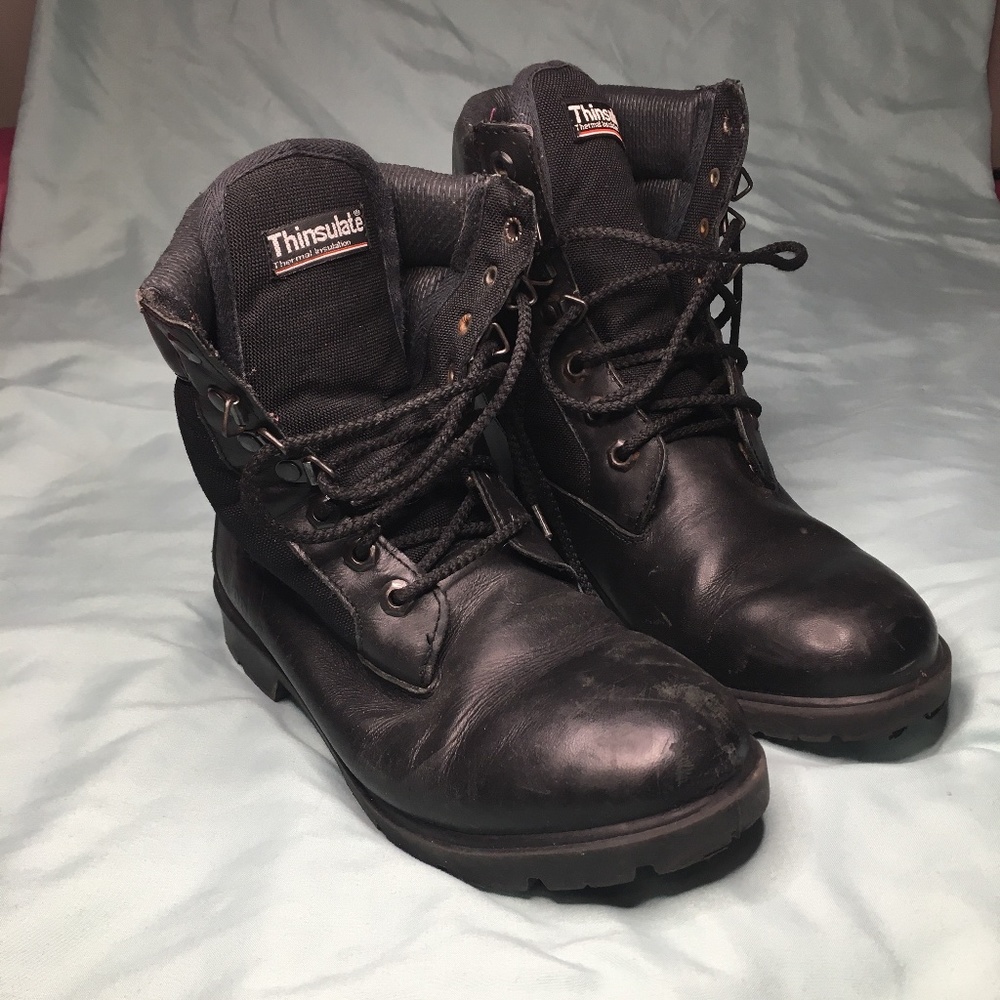 Black Thinsulate Boots